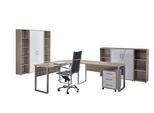 Büro Office Edition Set 5 Sonoma Eiche/Weiß