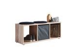 Standregal Nizza Typ 12 Eichefarben