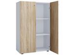 Schuhschrank LONA Weiß/ Sonoma Eiche ca. 70x110x39cm