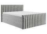 Boxspringbett Simon in Hellgrau ca. 160x200cm