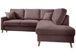 Wohnlandschaft Valentina Bordeaux Struktur
