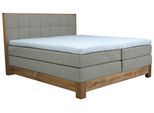 Boxspringbett Cloud Silberfarben ca. 160x200cm