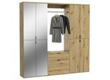 Garderobe Projekt X ca. 183x193 cm Artisan Eiche