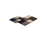 Grund , Braun , Textil , Karo , rechteckig , 40x50 cm , Oeko-Tex® Standard 100, Made in Europe , Heimtextilien, Badtextilien, Badematten, Badematten