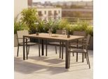 Gartentisch Break ca. 150x90 cm Natur