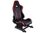 Gamingsessel XR Racing ca. 48x109x56cm Schwarz/Rot