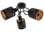 Deckenleuchte Tunno in Schwarz max. 15 Watt Deckenlampe