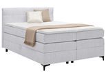 Boxspringbett Bari in Hellgrau ca. 140x200cm