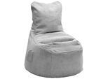 Sitzsack Cortona Cord in Grau