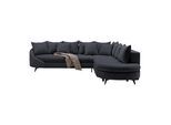 Ecksofa Axel Dunkelgrau