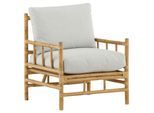 Loungesessel Cane Bambus Rattan ca. 78x88 cm