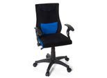 Jugenddrehstuhl Kiddy Pro Al ca. 50x87-97x40cm Schwarz,Blau