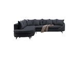 Ecksofa Axel Dunkelgrau
