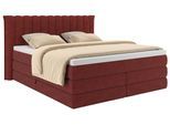 Boxspringbett Lina Rot ca. 180x200cm