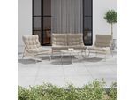 Gartenset Samba Beige, 4-teilig