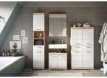 Badezimmer Lambada 4-tlg. ca. 171 cm Eiche/Weiß