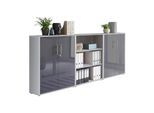 Aktenschrank Office Edition Sw Set 9 Grau