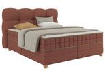 Boxspringbett Bianco Rot ca. 160x200cm