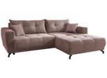 Wohnlandschaft Restato Rosa Cord