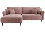 Wohnlandschaft Vanilla Rosa Cord
