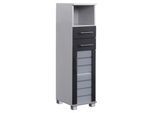 Midischrank Niko Anthrazit/Silber