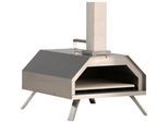 Pizzaofen Hamna ca. 76,4x68,1x40 cm Silber
