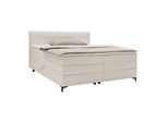 Boxspringbett Bari in Creme ca. 180x200cm