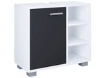 Waschbeckenunterschrank Zalo L ca. 60x55x30 cm Weiß
