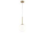 Pendelleuchte Basic Form Weiß/Goldfarben max. 40 Watt