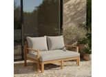 Sonneninsel Pia Grau Akazie/Outdoorstoff