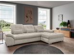 Ecksofa Rigatti Beige Chenille m. Bettkasten