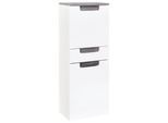 Midischrank Siena Weiß/Eichefarbe