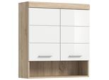 Hängeschrank Lambada ca. 74x79 cm Sonoma Eiche/Weiß