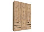 Drehtürenschrank Level 36A ca. 150x216x58 cm Eiche Dekor