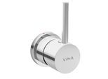 VitrA Einhebelmischer A45671EXP für WC, seitlich integrierte Thermostat-Armatur