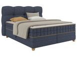 Boxspringbett Bianco Blau ca. 160x200cm
