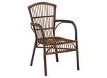 Gartensessel Galera ca. 55x90x63 cm Braun