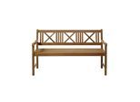 Gartenbank Holz Rosenborg Teak 3er-Sitzer