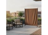 Sichtschutz Textil Silber/Taupe