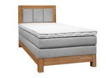 Boxspringbett Carolina Eiche/Grau ca. 100x200cm