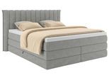 Boxspringbett Lina Grau ca. 160x200cm