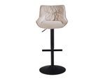 Barhocker in Textil ca. 45x106x55 cm Beige