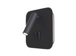 Wandleuchte IOS 176 Schwarz max. 10 Watt Wandlampe