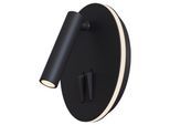Wandleuchte Ios Schwarz max. 10 Watt Wandlampe