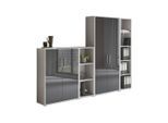 Aktenschrank Office Edition Sw Set 4 Grau