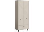 Garderobenschrank Notes ca. 80x195x35 cm Sandbeige