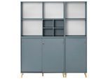 Aktenschrank Set US1000 Petrol ca. 151,05x175,2x41cm