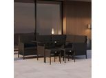 Dining-Loungeset Knock Schwarz