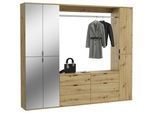 Garderobe Projekt X ca. 212x193 cm Artisan Eiche