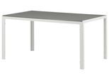 Gartentisch Break ca. 150x90 cm Grau/Weiß